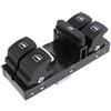 Fbxmjoa Pulsantiera Interruttore Alzacris Interruttore Alzacristallo Elettrico Rosso Per Jetta Per Tiguan Per Golf Per GTI MK5 MK6 Per Passat B6 CC Per Seat Leon 1K4959857 5ND959857 5K4959857 sollevatore alza
