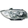 V-MAXZONE PARTS Faro destro compatibile con BMW Serie 1 E81 E87 E82 E88 2004 2005 2006 2007 2008 2009-116i 118i 120i 125i 130i 135i 116d 118d 120d 123d VP797P Faro anteriore lato passeggero Fari argento LHD