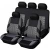 TANGTX Auto Set Coprisedili per Nissan Qashqai (2017-2022), Copri Sedile Tessuto Lavabile, Comodi Traspirante Sedere Protezion Sedili Coprisedile