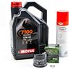 Gazoobike Kit di cambio olio standard per TRIUMPH Street Triple 660 S dal 2017 al 2022 - MTL 7100 10W40 4L