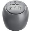 TROIOIUM Pomello del Cambio a 5 Marce, Leva del Cambio, Cuffia Antipolvere, for 500 500c 2007-2013 / Panda 2003-2012(Gear knob)