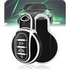 LELNOOS Cover Chiave Auto, Silicone Custodia Chiave Protettiva Copri Chiavi per BMW Mini Cooper One S D SE SD Countryman Clubman Works Street F54 F55 F56 F57 F60 R55 R56 R57 R58 R59 R60
