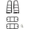 XYWD Fendinebbia Copri Lunetta, Coperture per fanali posteriori ABS Cromato Posteriore Fanale Cornice Decorazione Trim Guardie Protector Paraurti per Suzuki Jimny 2007-2015 Accessori auto Styling