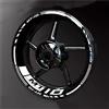 YHGGDN Kit Adesivi Cerchi Adesivi Riflettenti Per Cerchi Moto Per YAMAHA MT-10 MT10 MT 10 17 Pollici, Set Di Decorativi Per Set di Strisce cerchione Moto(Bianco)