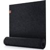 Sidorenko tovaglia moderna design in feltro antracite - tovaglie strette e lunghe 150x40 cm - decorazione scandinava - runner da tavolo moderno - centrotavola moderno design salotto - grigio