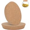 AYYDS 2 tappi in sughero conici in legno, 13/14/15/18,5/20 cm, tappi in legno naturale, per bottiglie di vetro, caraffe in ceramica, spessore 3 cm (150 x 130 mm)