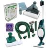 Generico Aspirapolvere Folletto VK 140 Scopa Elettrica + Pulilava SP520 + Battitappeto EB350 + Kit Tubo + Kit Risparmio