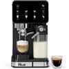 Don Feliz Macchina da caffè Espresso Semiautomatica 20 Bar 1350 W con schermo LCD, serbatoio per latte 500 ml, compatibile Nespresso, espresso, cappuccino, americano, serbatoio acqua 1,5 l
