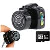 BJdfgE Mini action camera con stabilizzazione dell'immagine, videoregistratore HD, videocamera compatta Y2000(Cam add 32g tf Card)