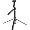 Jectse Treppiede per Selfie Stick, Estensibile 70,87 Pollici 180 Cm Ruotabile a 360° con Telecomando Ricaricabile USB C per Action Camera Smartphone Tablet Vlogging