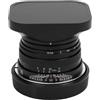 Vroomoto 35 mm F2.5 Full Frame Grande apertura Messa a fuoco manuale Obiettivo della fotocamera con paraluce anteriore posteriore copriobiettivo per stili fotografici vintage e tocco artistico
