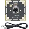 Zxfdsfdbnm Webcam da 4800 megapixel con chipset IMX586 e obiettivo grandangolare da 77 gradi per riunioni online e riconoscimento facciale, webcam a concentrazione automatica