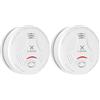 X-Sense Rilevatore di Fumo con Batteria da 10 Anni, Allarme Incendio Conforme Allo Standard EN14604, SD11, Confezione da 2