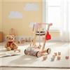 Set Pulizie in Legno Realistico Carrello Spazzolone Mocio Gioco per Casa, Asilo