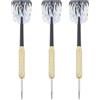 Chrees Set di Freccette con Punta in Acciaio Freccette con Punta in Metallo da Tiro Professionali Impugnatura Scanalata Zigrinata Corpo Compatto in Metallo con Custodia per