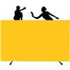 Generico Divisore Perfetto for Campo da Ping Pong, di Deflettori Modulari for Ping Pong, for Uso in Palestra, Parco Giochi(Color5,6 Pieces)