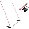 Generic Allenatore di swing da golf - Swing Trainer regolabile in 7 angolazioni, attrezzatura per la pratica del putting, kit con asta di ferro in fibra di vetro, di correzione a lunga durata per
