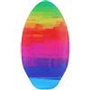 Hellery Tavola da Skimboard Decorativa Deck Pad Surf Legno Attrezzatura Sportiva , 35 Inch , Kaleidoscope