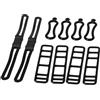 Yhenlovtt Luci per bicicletta, confezione da 10 cinghie in gomma compatibili con manubrio, reggisella, cinghia elastica sicura in silicone per supporto bici per fasce