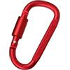 BUHJDGNRT Blocco CarHigh Quality Side Flat 8 centimetri Con Serratura D-Type Mountain Fibbia Outdoor Camping Tenda Appeso Rapido Dado Anello Colore Appeso Aviazione Lega di Alluminio Fibbia di Sicurezza