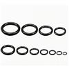 AIENYOU Set di anelli guida per canna da pesca, guide in ceramica SIC, 11 misure, 4#-30#, anello per la riparazione della canna da pesca, per canna da spinning, canna da mare e canna telescopica, nero