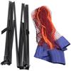 BTOSEP Set di rete da badminton pieghevole, leggera e portatile, installazione rapida, per feste e campeggio (3,1 m)