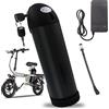 JCXYL EV Batteria per ebike da 48 Volt 24V 36V 48V 10Ah 13Ah 15Ah 17.5Ah 18Ah, Pacco di batterie al Litio Ricaricabili a Forma di bollitore con Caricabatterie,36v 13ah