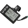 Nexbrill Display LCD per bicicletta elettrica, S866, 24 V, 36 V, 48 V, impermeabile, connettore a 5 pin per protocollo di comunicazione NO.2, monitoraggio del chilometraggio della batteria del