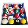 Okiyakusama 16 Pezzi Biliardi Set Americano Palline Resina Leggera Resistenti Tavoli da Gioco Accessorio Sostituzione Adatto per Regalo .25cm