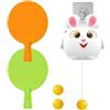 Generico Gioco Door Pong Per Bambini - Materiale PC Resistente 53 In | Divertente Giocattolo Sportivo Interattivo Portatile Regolabile Per Bambini, Dispositivo Di Autoallenamento Con Orsetto Coniglie