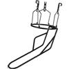 Milageto Basketball Returner Supporto Rimbalzante per Pallacanestro con Tre Ganci Resistenti Facile da Installare Struttura Compatta in Acciaio Carbonio