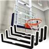 Generic Rinforzato Basket Tabellone Ed Imbottitura EVA Bumper Guard Strip per Giocatore Sicuro t per Indoor Outdoor Palestra Campus Ga Usa Impact Protect