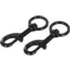 Yhenlovtt Anello girevole in acciaio inossidabile con occhiello a scatto antiruggine 316, gancio per immersioni subacquee con rotazione a 360 gradi per Multipur (120 mm)