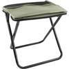 Yhenlovtt Sgabello pieghevole leggero per campeggio, viaggi, pesca, sedile esterno dal design compatto, telaio in acciaio al carbonio Oxford Cl, colore verde, taglia L