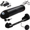 JCXYL EV Batterie per ebike a Forma di bollitore da 36V 48V 10Ah 13Ah 15Ah 18Ah e batterie al Litio a Bottiglia da 24V 8Ah 10Ah 15Ah per Motore di Bici elettrica con Caricabatterie,24v 8ah