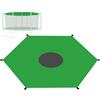 Generic Protezione solare per trampolino | Pieghevole Antistrappo per tutte le stagioni Protezione UV, Copertura per Trampolini per Esterni e Protezione Solare - Per Sport All'aperto, Cortile, Giardino