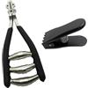 KiBcsLic 2 Pezzi Morsetto Avviamento Pinza Incordatura Badminton Accessorio Tre Molle Ergonomico Leggero Adatto per Tornei Palestre