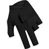 Generic Guanti da biliardo - 3,5 x 6,1 pollici | Guanto sportivo in nylon spandex - Design a tre dita con impugnatura di precisione traspirante per uomo donna piscina gioco di carambole