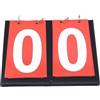 WANGSHAOWEI Segnapunti Tabellone segnapunti Digitale da Tavolo Portatile for Allenatori Sportivi for Calcio, pallavolo, Basket, Badminton, Tennis(2 Red Scoreboard)