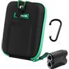 Jlobnyiun Pidocchi di ricerca di gamma - Finder di gamma di golf Bag da trasporto | Custodia rigida EVA con clip per cintura carabiner, supporto impermeabile impermeabile, organizer da viaggio compatto