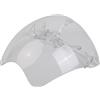 Yhenlovtt Vision, occhiali da sole con doppio rivestimento anti-appannamento, antivento, occhiali da sole per ciclismo per bici grandi, versione HD Eyew, compatibili con Shield (transpant)