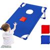 Genérico Set di gioco Cornhole per bambini, portatile, giocattolo compatto per in interni ed esterni, patio, giardino e feste