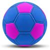 Hixingo Pallone da Calcio Misura 5 in PVC - Pallone Calcio Sportivo per Allenamento e Tempo Libero - Idea Regalo per Bambini, Ragazzi e Adulti (Rosa Viola)