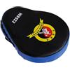 Generico Boxing Mitts Focus Pads - PU Leather EVA Sponge 25x19x4.5cm | Boxing Pads, Punching Sparring Pad | Thai Pad Reflex Training Practice With Adjustable Hook Strap & Air Mesh Fabric