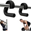 Piashow 2 maniglie con cavo doppio, maniglie per fitness, gancio a 90 gradi, per trazioni, allenamento schiena, bilancieri, supporto per cavo