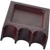 Generic Porta Stecca da Biliardo con Artiglio E Porta Gesso, Accessori Professionali, 3 Posti per Tavolo da Biliardo per Appassionati, Rosso