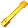 Yhenlovtt Scuba Diving Adattatore staffa singola per 350 x 69 x 3 mm in lega di alluminio bombola di gas fissaggio serbatoio piastra posteriore sistemi di cablaggio standard Compat (GIALLO)