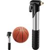 Generico Pompa Da Bicicletta Portatile - Gonfiatore Ad Aria Manuale Per Bici | Mini Per Cilindri Pompa A Sfera Per Basket Calcio Calcio, Attrezzatura Per Pneumatici Per Biciclette Da Strada Montata S