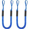 Yhenlovtt Corda a molla per barca con resistenza alla trazione di ormeggio, linea Corro, alta corda elastica per moto d'acqua, 1,2 m, corda elastica 55 per molo (blu)