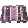 cesepei Choice Lure Storage Box - Scatola portatile multi-scomparto per esche e ami, organizer in plastica leggera per Regno Unito, rosa